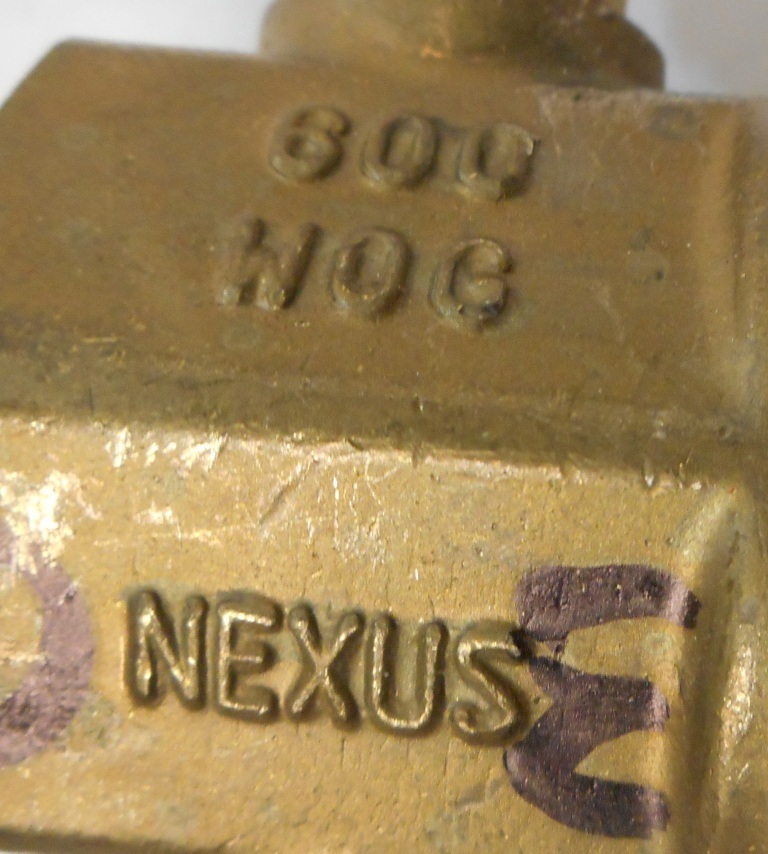 NEXUS ULTRAU UU VALVE UNION, UU-100-S-100S, 1″ 600 WOG, 1/4″ NPT PORTS