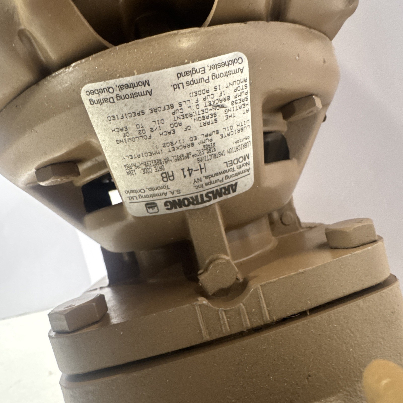 Armstrong 174035-143 H-41 AB/LF Lead Free Bronze Pump 1/6 HP Circulator Pump