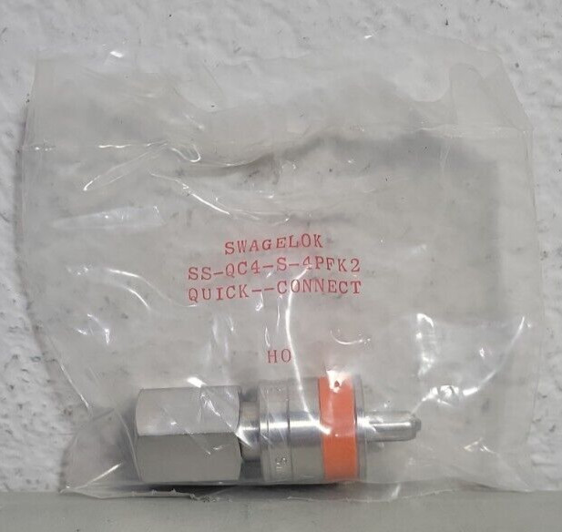 NEW GENUINE Swagelok SS-QC4-S-4PFK2 Stainless Steel Quick Connect Keyed Stem