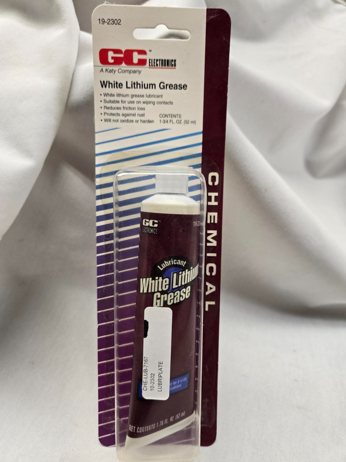 GC Electronics White Lithium Grease – 1.75 oz. Squeeze Tube # 19-2302