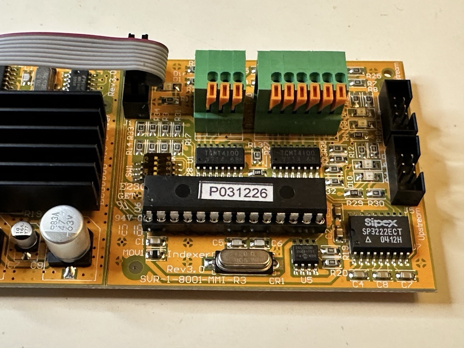MMI Systems stepper motor drive controller SVR-1-8001 MMI-R3 Sipex SP312ECT Rv A