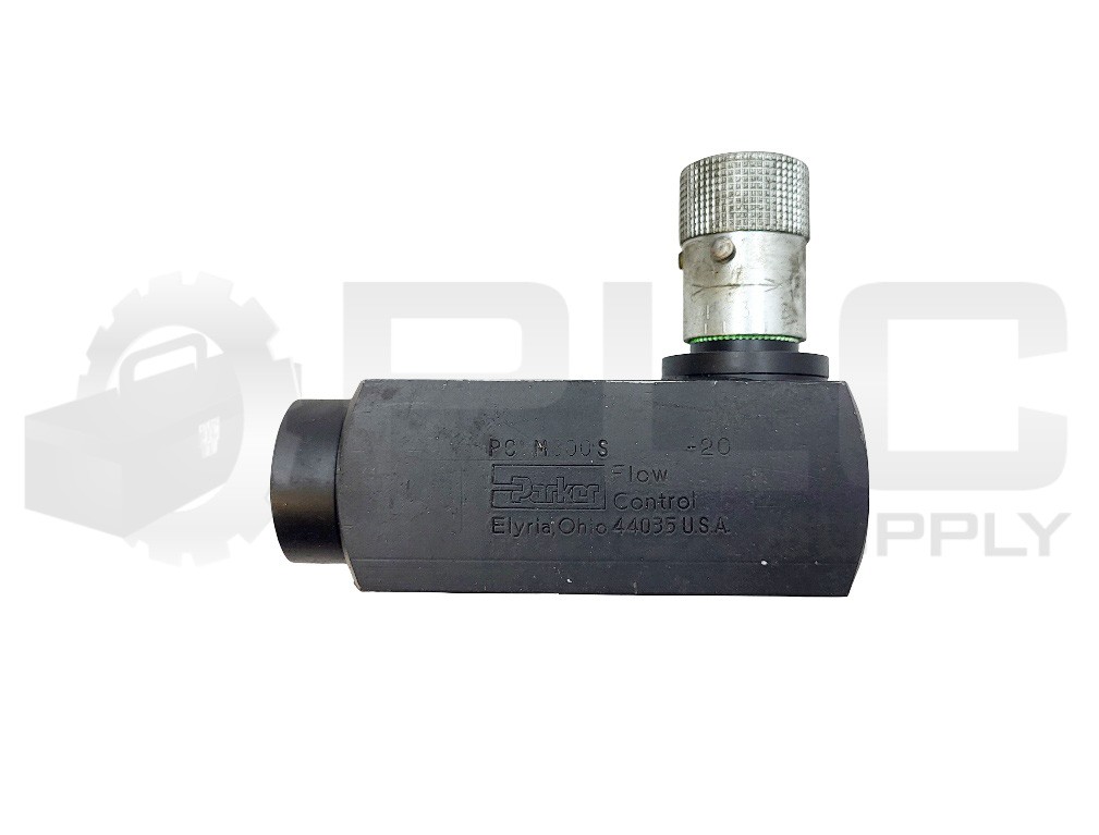 NEW PARKER PCM800S-20 FLOW CONTROL VALVE 3000PSI