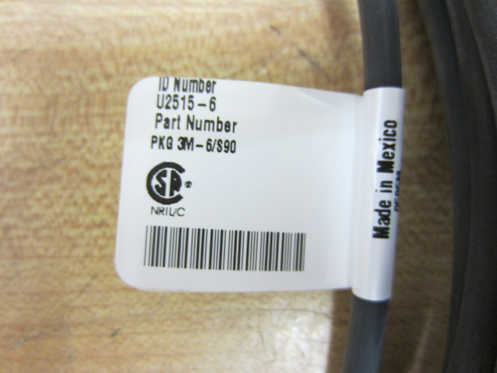 Turck PKG 3M-6/S90 Cordset U2515-6