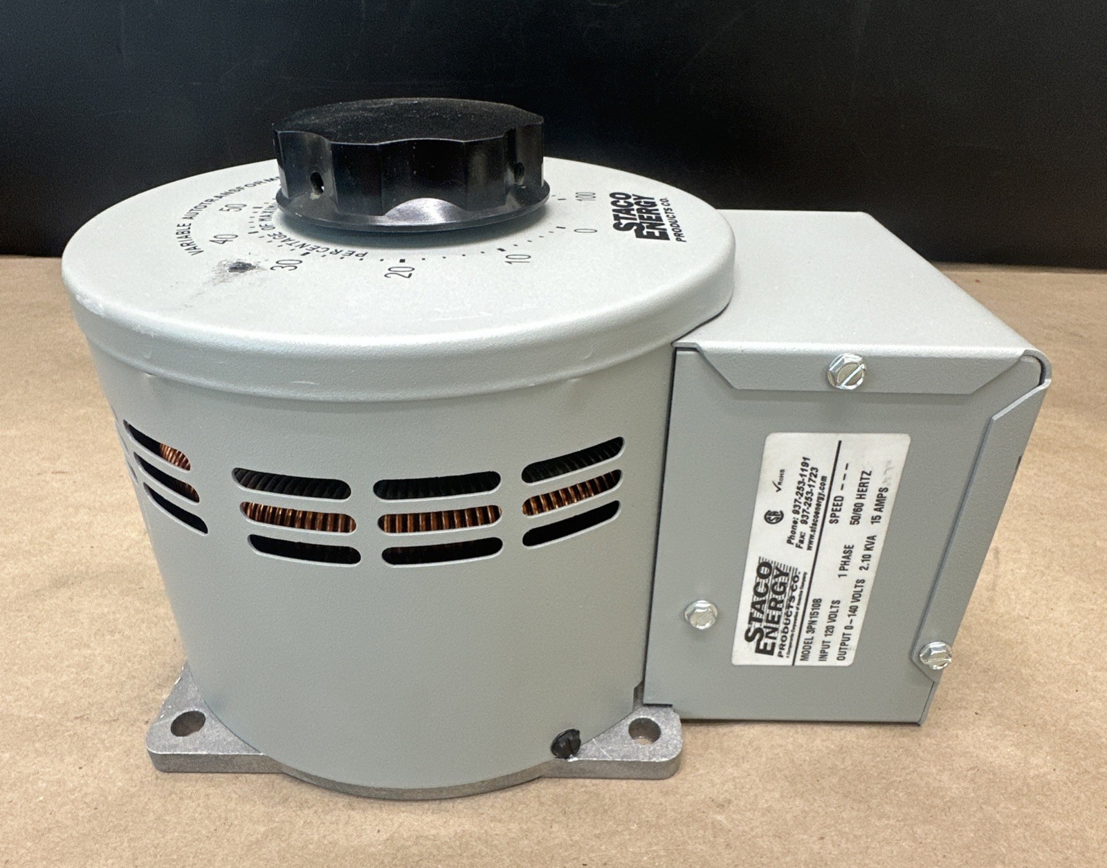 NEW NO BOX- STACO Energy 3PN1510B 120V, 0-140V 15A 2.10KVA || FAST SHIPPED 🇺🇸