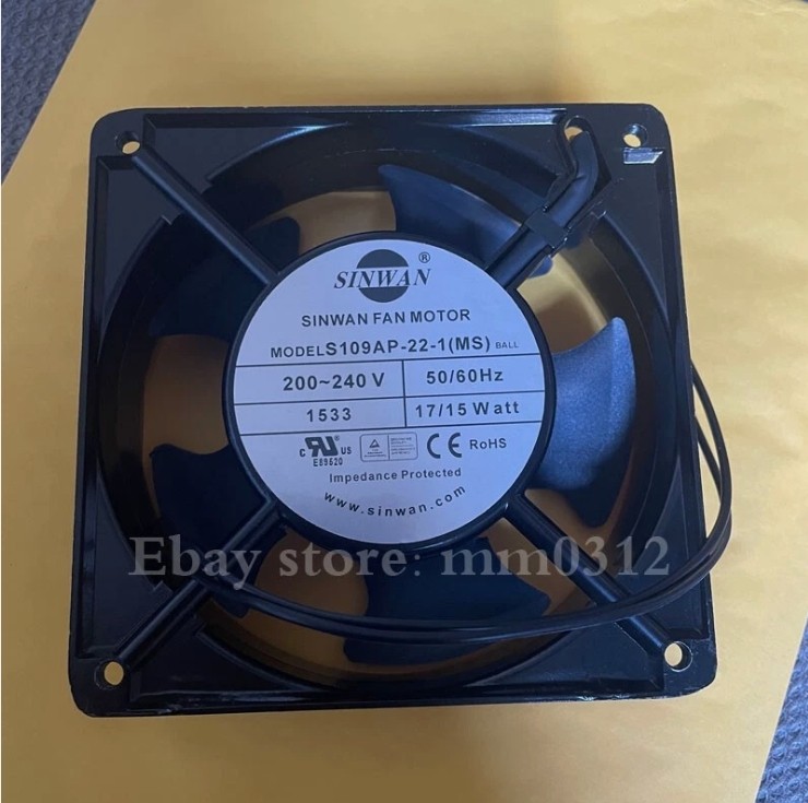 ONE SINWAN FAN MOTOR S109AP-22-1 (MS) 200-240V 50/60HZ 2-wire cooling fan