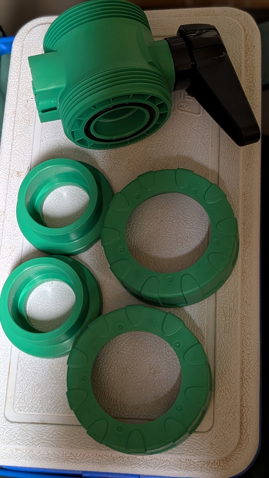 AQUATHERM GmbH ~ Green Pipe PP Fitting 2″ Ball Valve Socket 41498