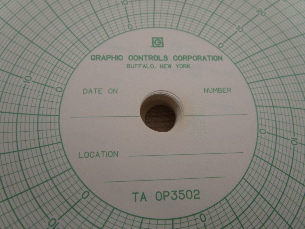 Graphic Controls OP-3502 Recording Charts OP3502 (Pack of 100)