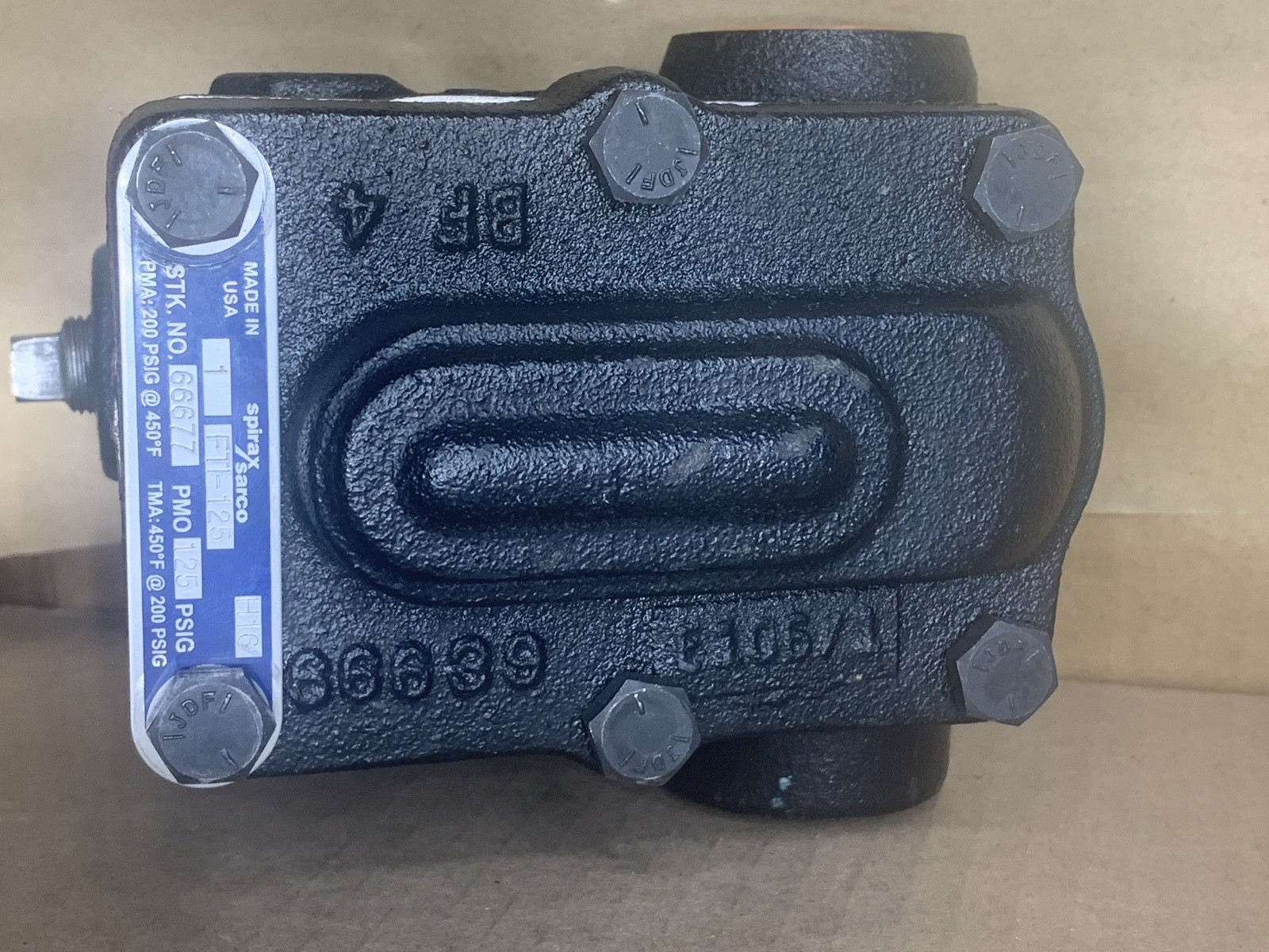SPIRAX SARCO 66677 STEAM TRAP FT1-125 1″ NPT 125PSIG **NEW**