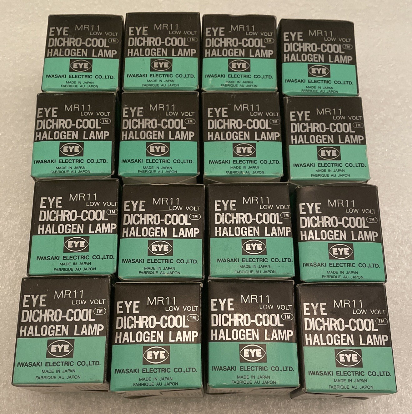 Lot Of 16 MR11 EYE DICHRO-COOL Low Volt Halogen Lamp 12V20W *FREE SHIPPING*