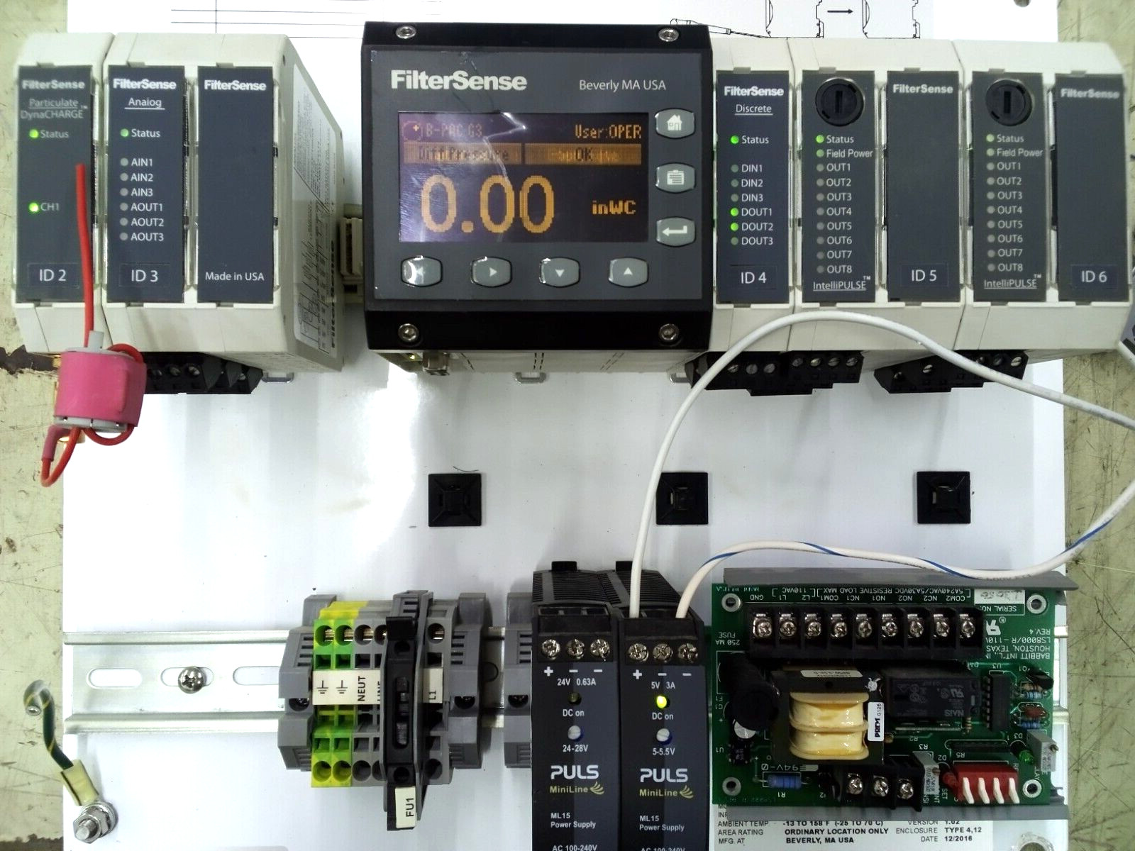 IntelliPULSE By FilterSense B-PAC G3 MICS Used In Dust Collector See Description