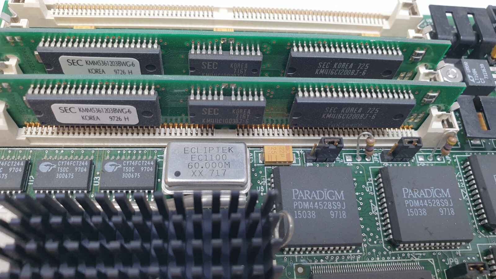 Texas Microsystems P54C Greyhound 2 CPU Board 902F 21487B