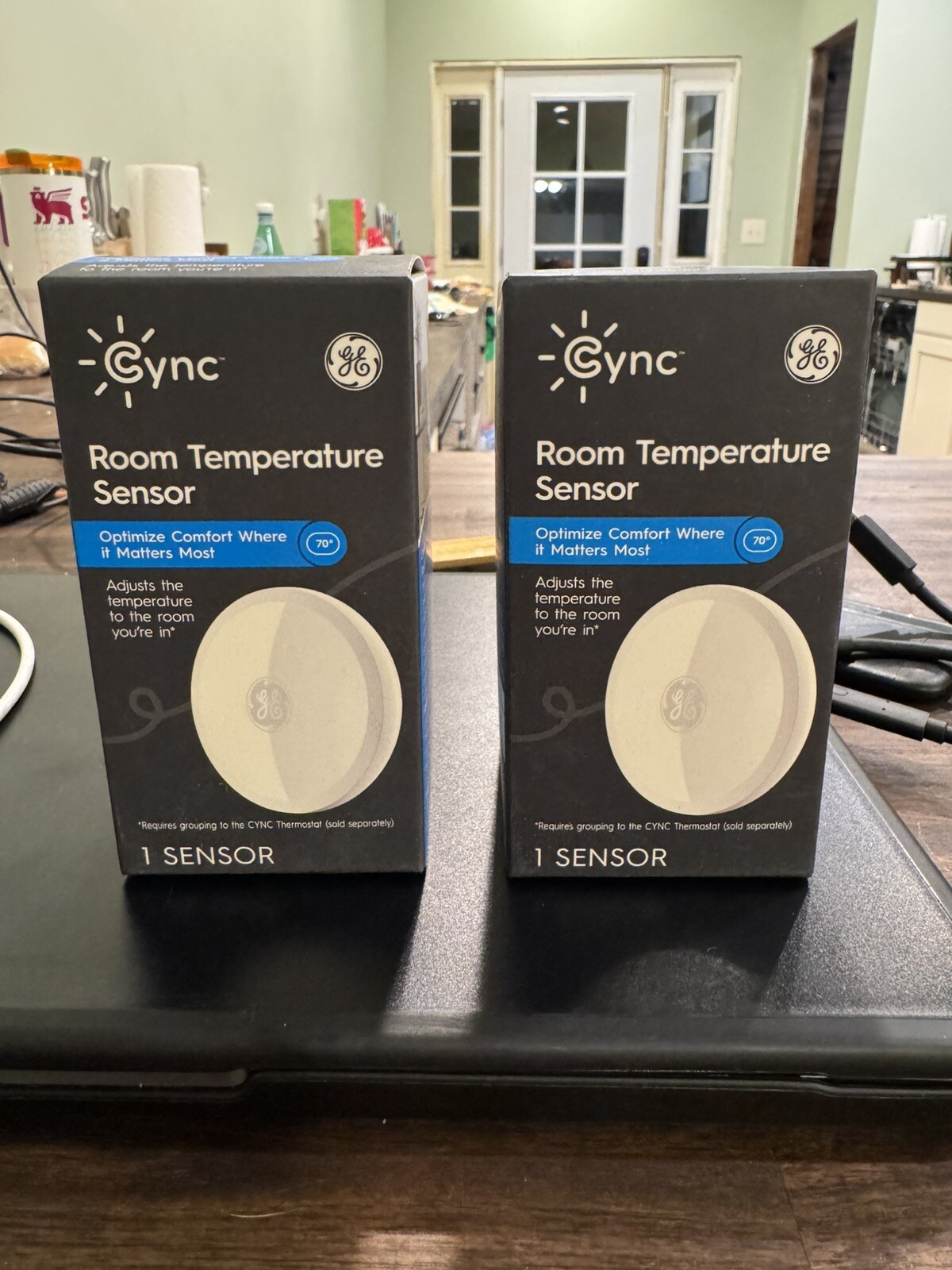 Cync by GE CWLTSBLNWN1-1 Room Temperature Sensor (2x)