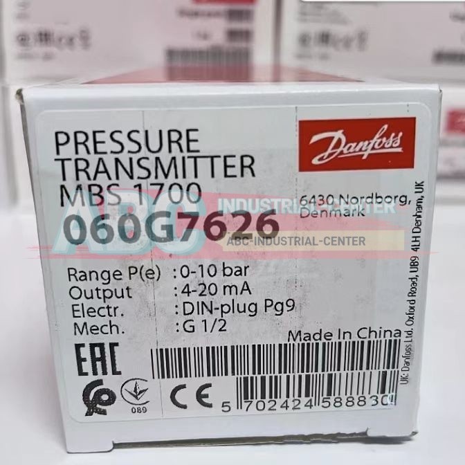 1PCS New DANFOSS MBS1700 060G7626 Pressure Transmitter#