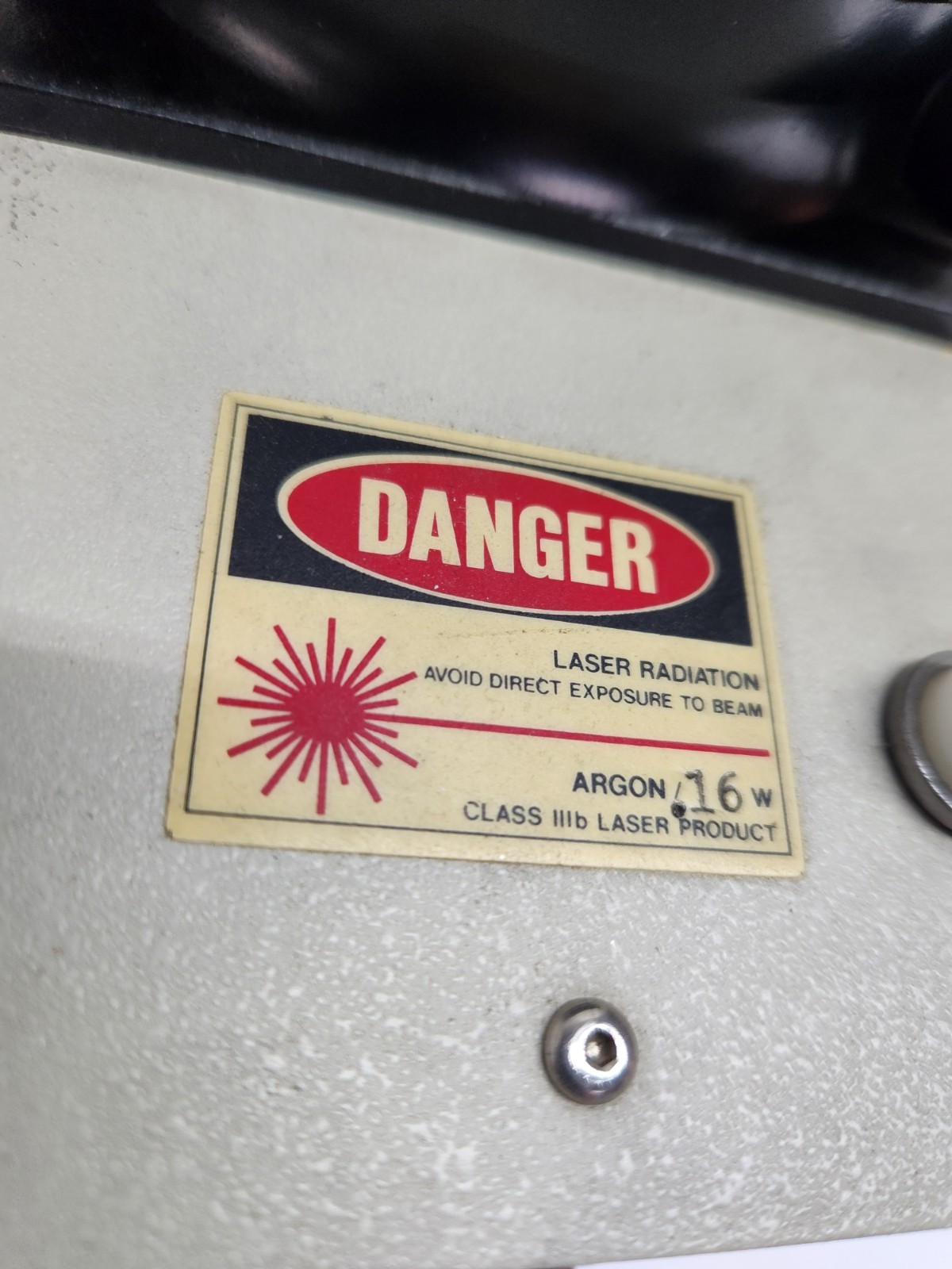 Spectra-Physics 161C-01 16w Argon-Ion Laser Head ~ Untested
