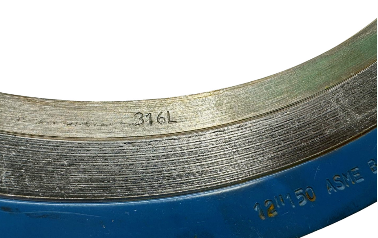 Garlock Flexseal 12″ 150 ASME B16.20 Spiral Wound Gasket, 316L-FG P0-301521-3