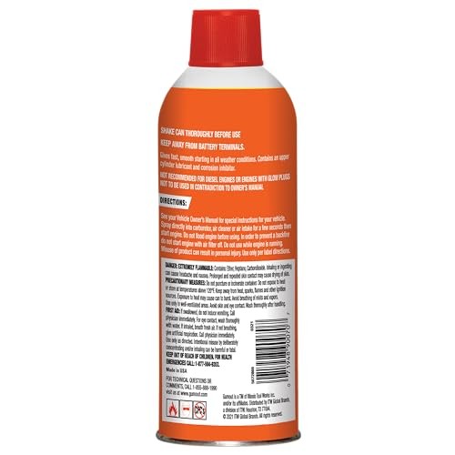 Gumout 5072866 Starting Fluid, 11 oz.