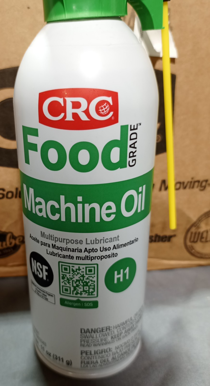 Box Of 12 CRC Food Grade Machine Oil 03081 11 Oz Each