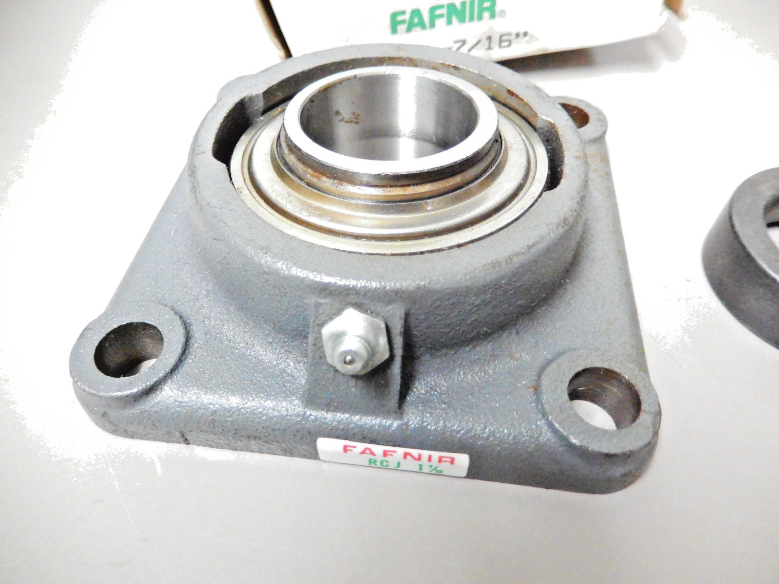 Fafnir RCJ 1 7/16 Flange Bearing 4 Bolt Mount With Collar 1-7/16″ Bore