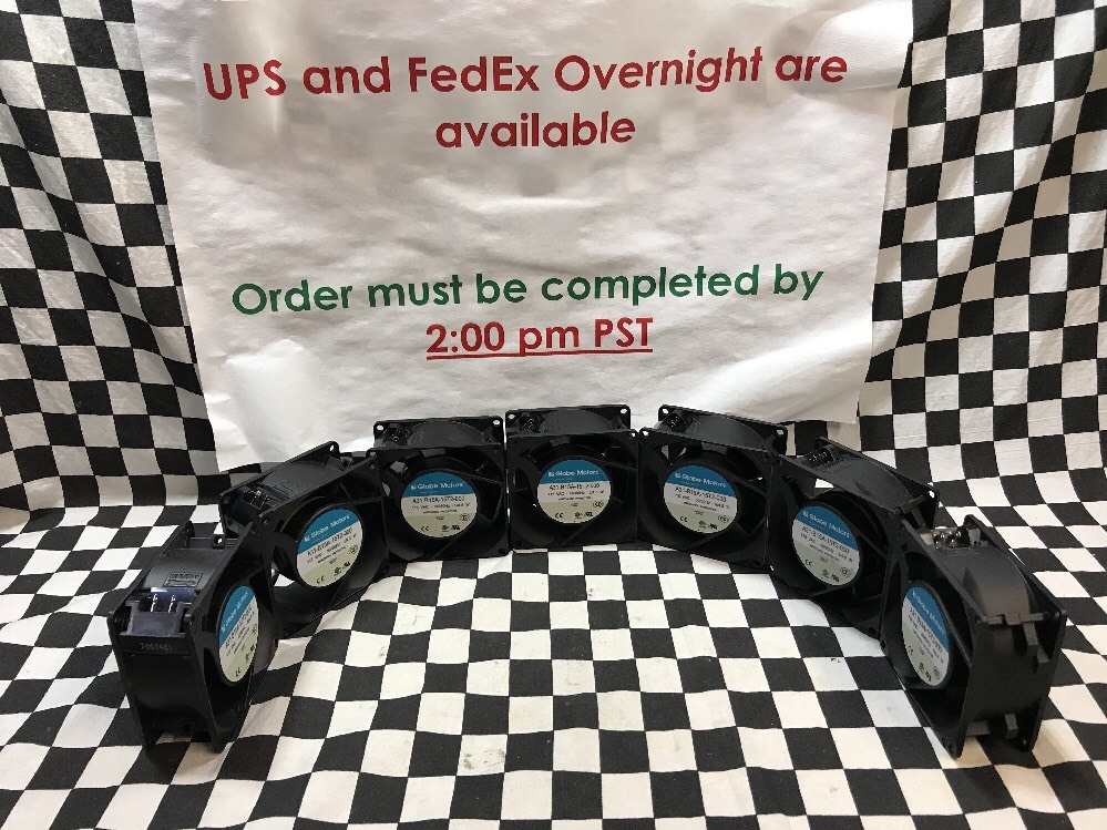 Globe Motors fan AC 115V, 80x80x38mm, A31-B15A-15T2-000, LOT OF 7, shipsameday