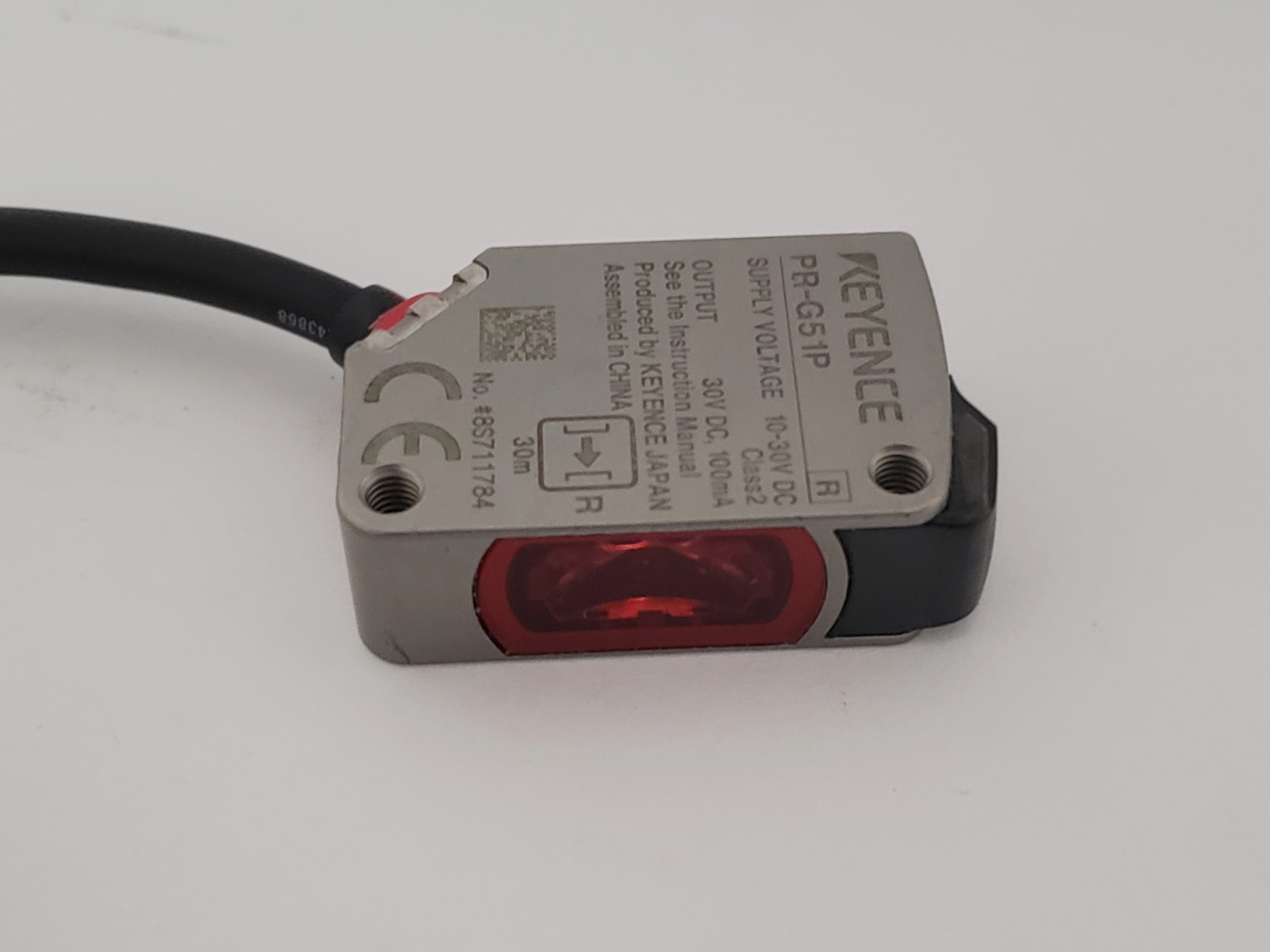 KEYENCE PR-G51P PHOTOELECTRIC SENSOR THRUBEAM 10-30 VDC NNB