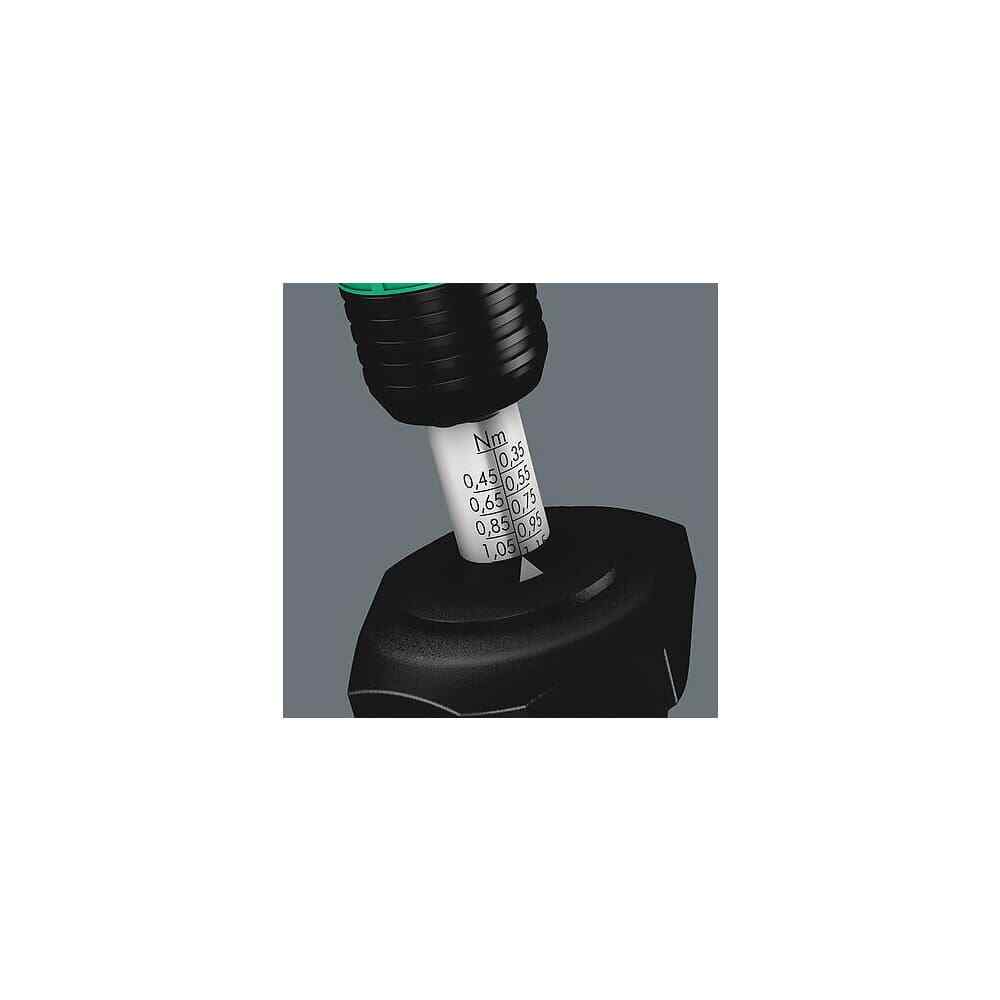 Wera 5074738001 Torque Screwdriver: 0.3 to 3 N7m Torque 1/4″ Drive