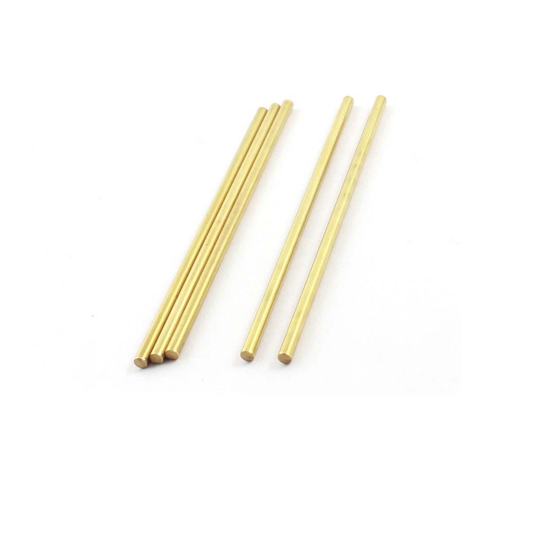 DIY RC 3mm Dia 90mm Long Brass Solid Round Rod Bar Shaft 5Pcs