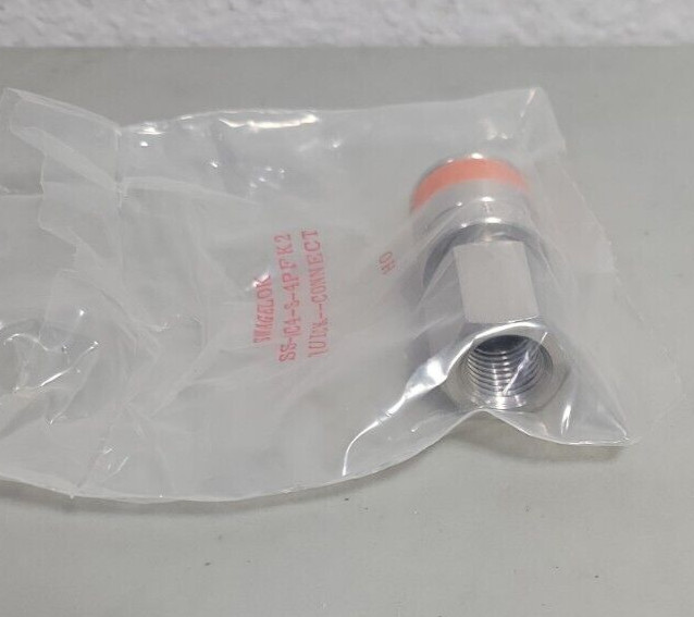 NEW GENUINE Swagelok SS-QC4-S-4PFK2 Stainless Steel Quick Connect Keyed Stem