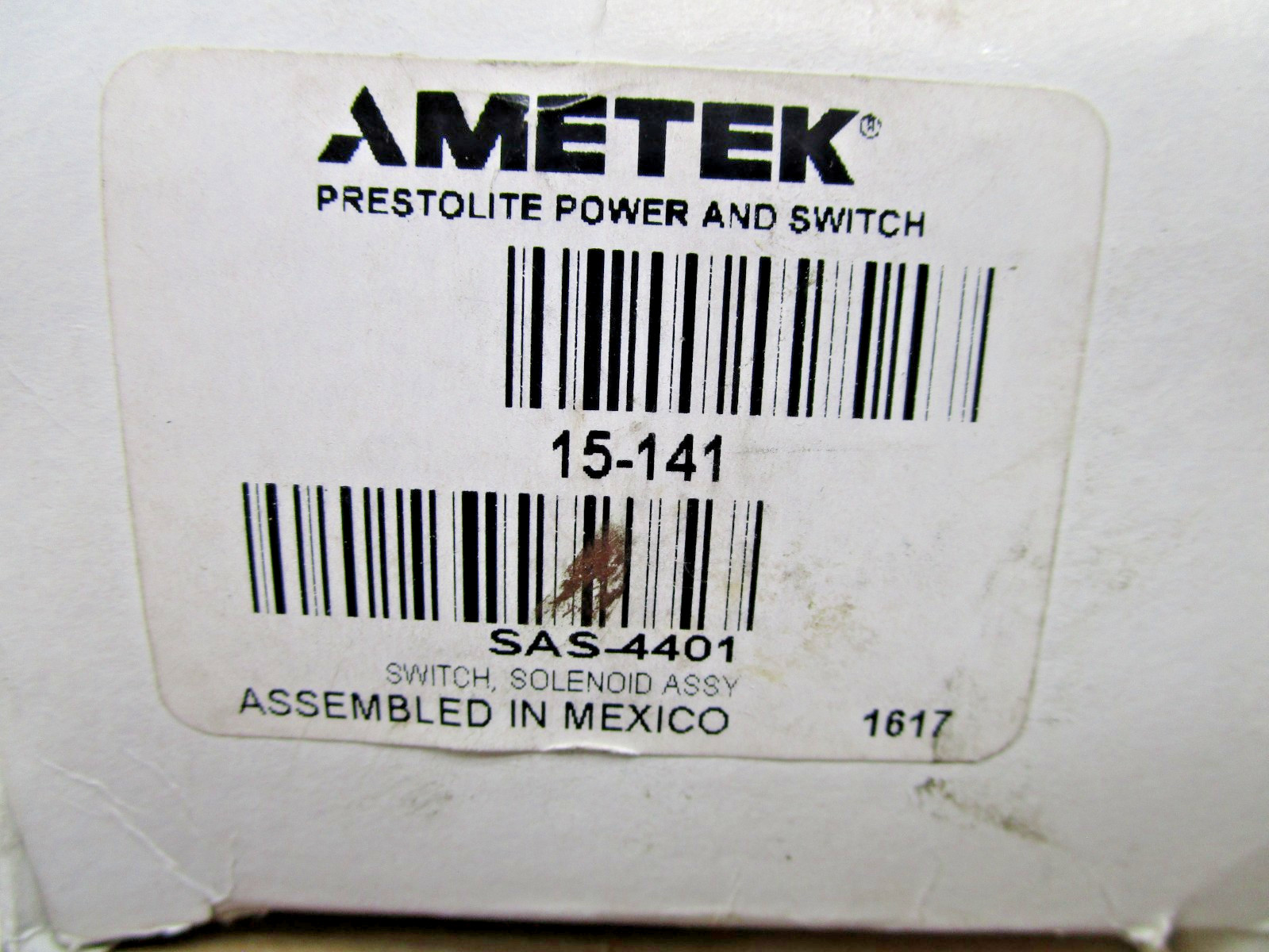 Prestolite AMETEK 15-141 Solenoid 24V