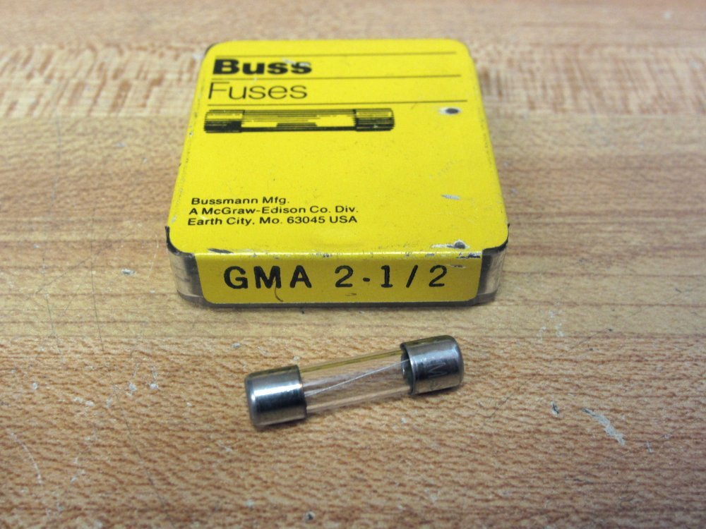 Bussmann GMA 2-1/2 Fuse GMA212 (Pack of 10)
