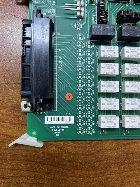 Telecor IOP-4 Rev 0.2 4 Wire File E-37 Plug In Module Control Board Used