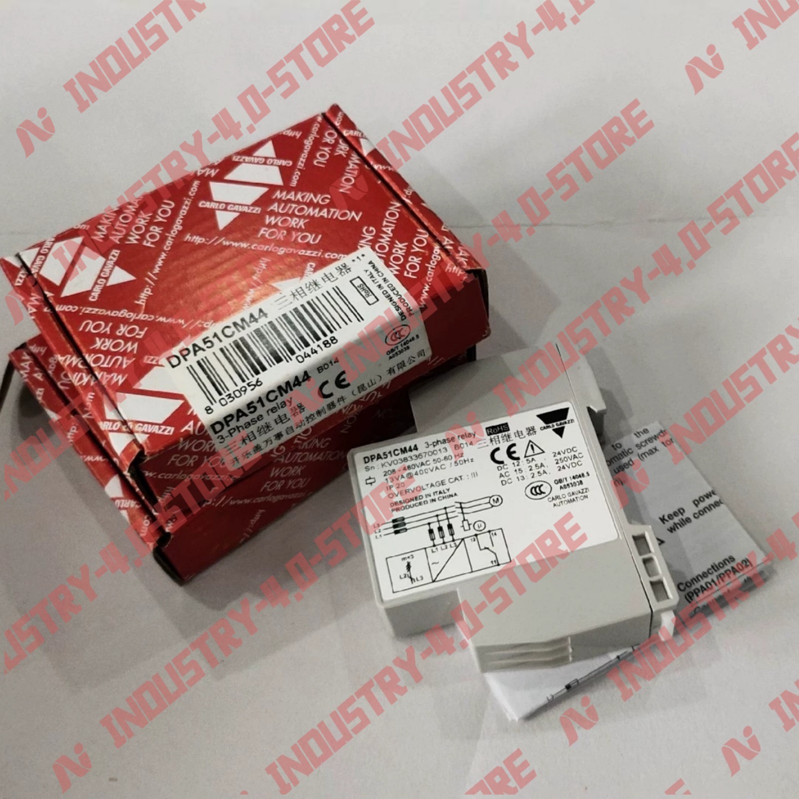 Carlo Gavazzi DPA51CM44B014 Three-Phase Relay#1pcs new in box