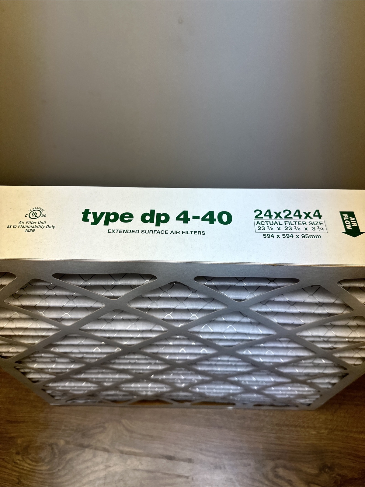 Airguard,DP40-STD4-405 24x24x4,Air Filter Box of 6