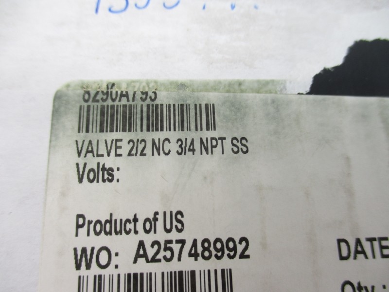 ASCO 8290A793 90PSI 3/4″ NSMP