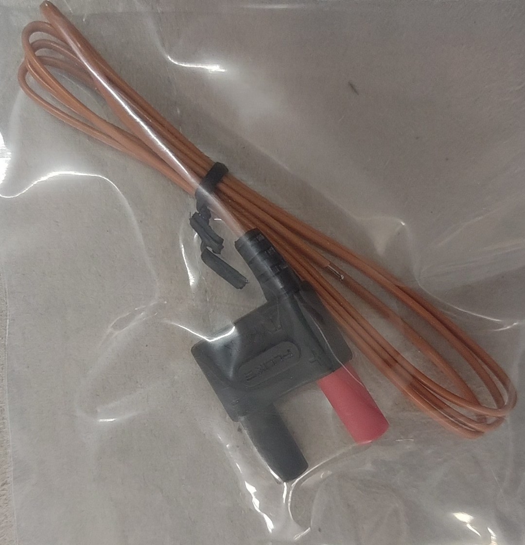 New Fluke AC175 Alligator Clip + Temperature Probe Test Lead Kit