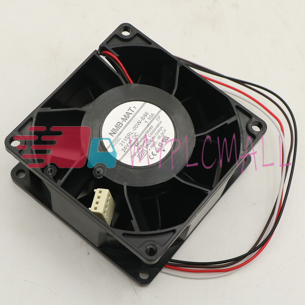 NMB-MAT 3115RL-05W-B86 24V 1.10A 8CM 4-wire inverter cooling #MY