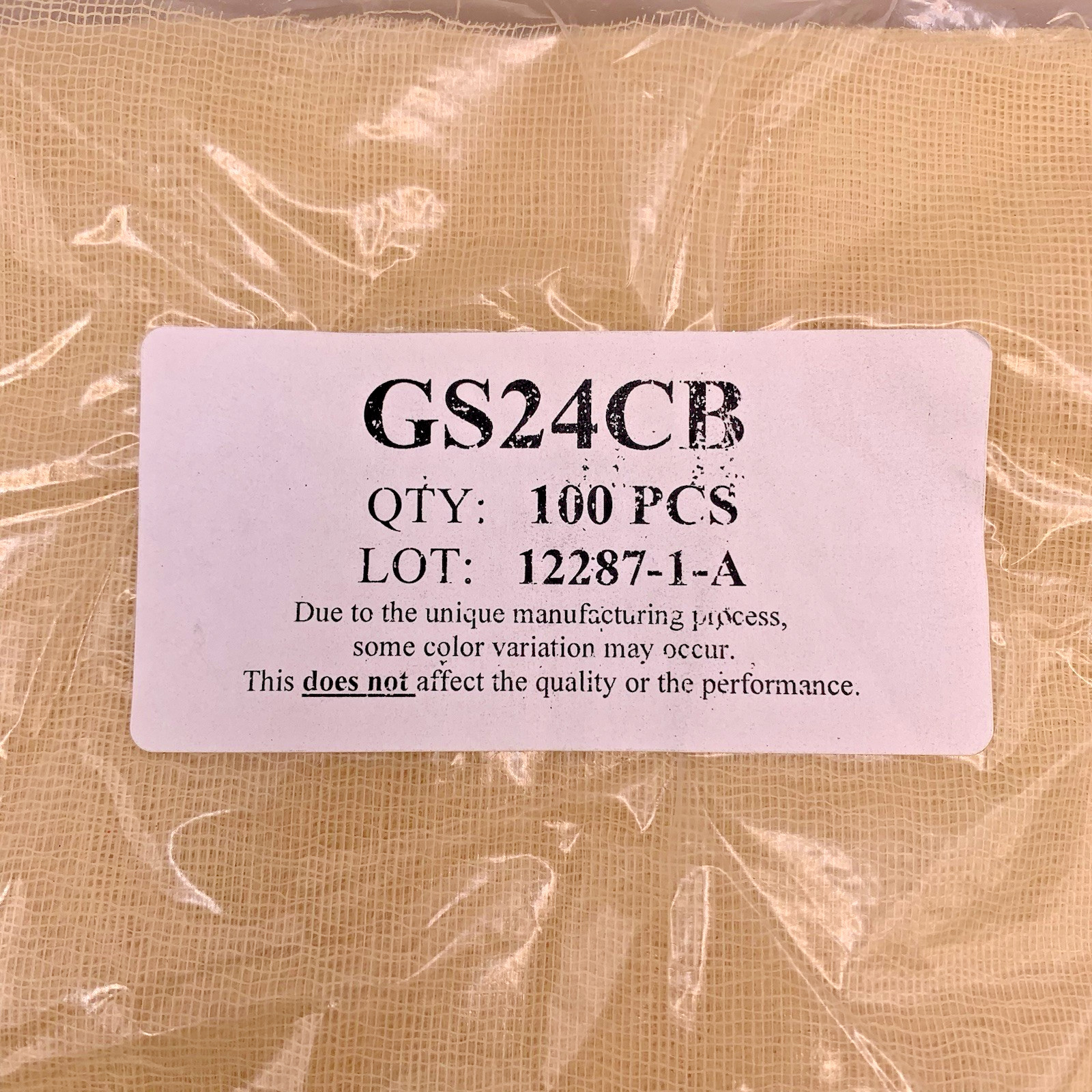 100 Count Bond GS24CB Tack Cloth 18″ x 36″ Cotton 24/20 Mesh Tack Cloth New