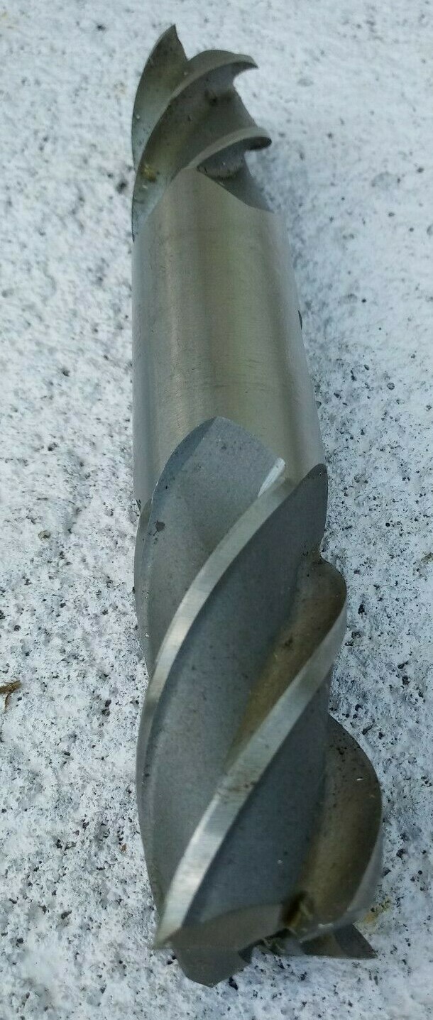 Double End HSS Drill Bit , 1″ x 6-3/8″, 4 Flutes, Square End Mill
