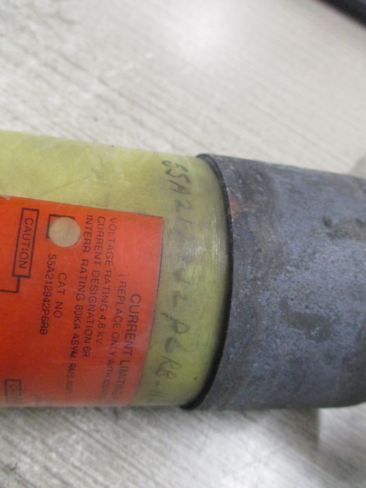 GE Fuse 55A212942P6RB 4.8KV 6R Amps Used