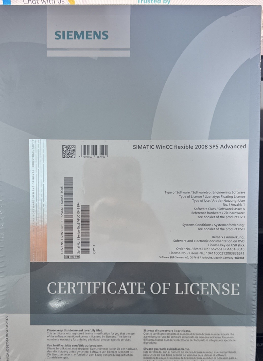 SIEMENS 6AV6613-0AA51-3CA5 / 6AV66130AA513CA5 (NEW IN BOX)