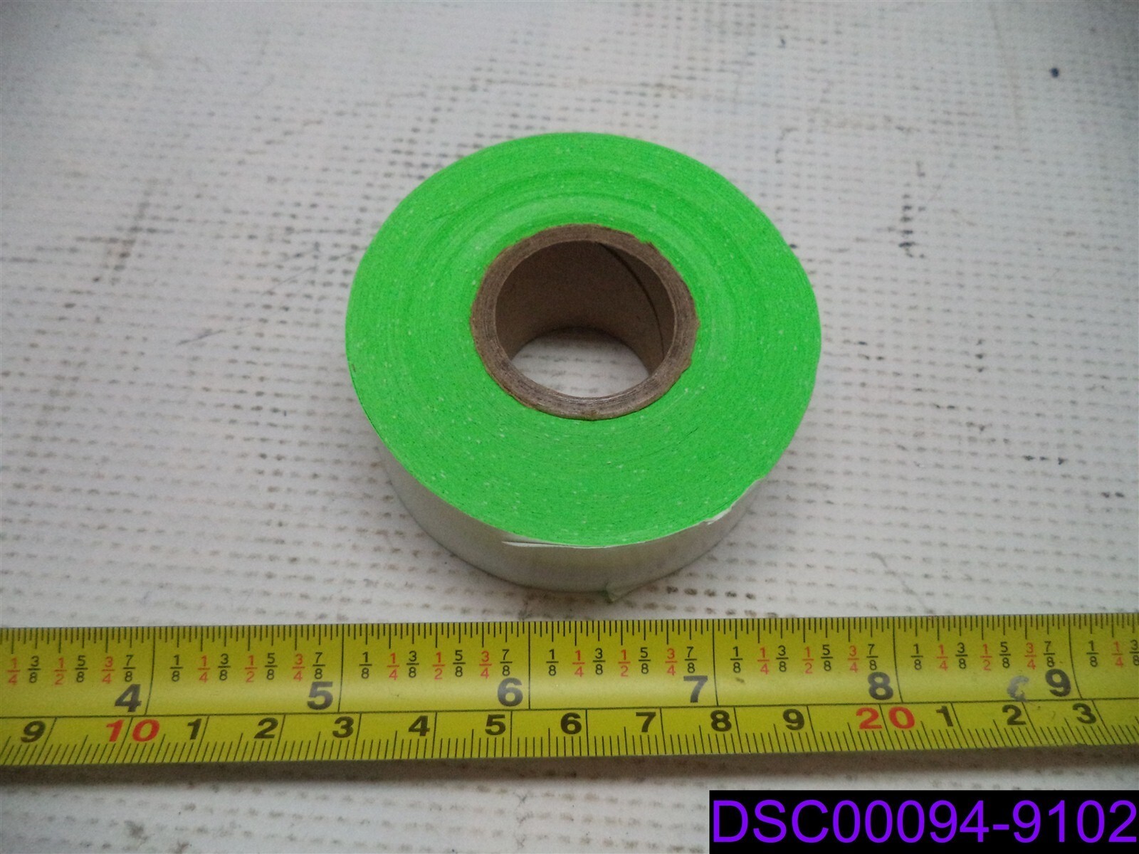 Qty = 8,000 (8 Rolls x 1,000): Kenco Label Fluorescent Green labels KS2516FGN