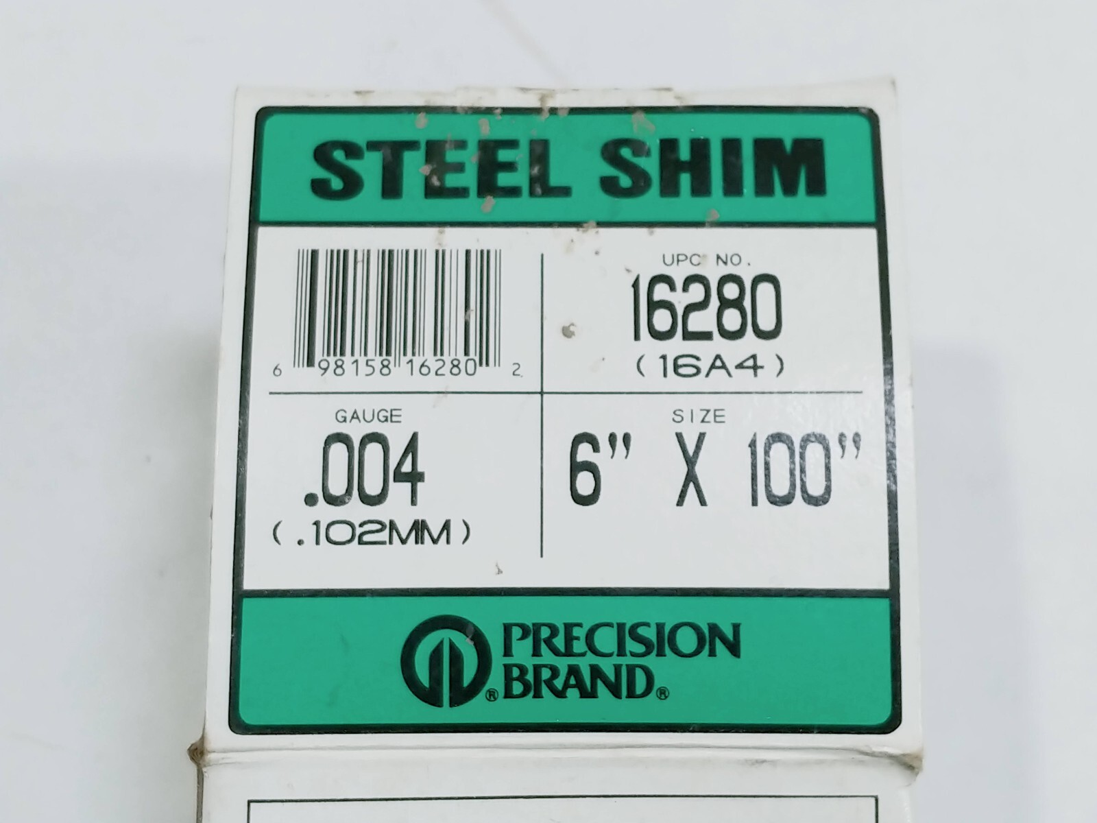0.004″ .102mm 6″ x 100″ Precision Steel Shim Roll 16280 16A4 1008-1010