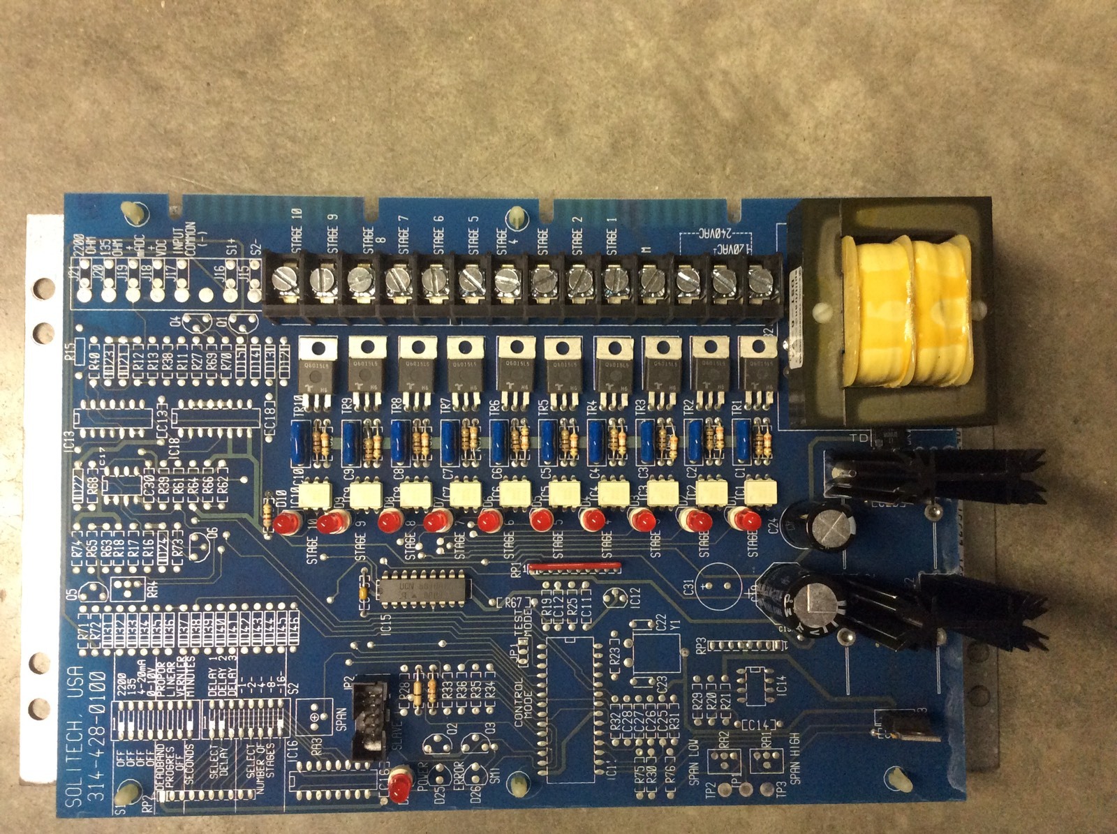 Solitech 201-S95-S10-2 Control Circuit Board 120V/240V