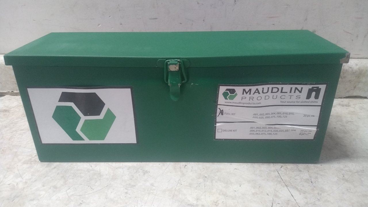 Maudlin Products MSD5-FK 260 Pc 5 In Shim L Slotted Shim with Tab Assortment