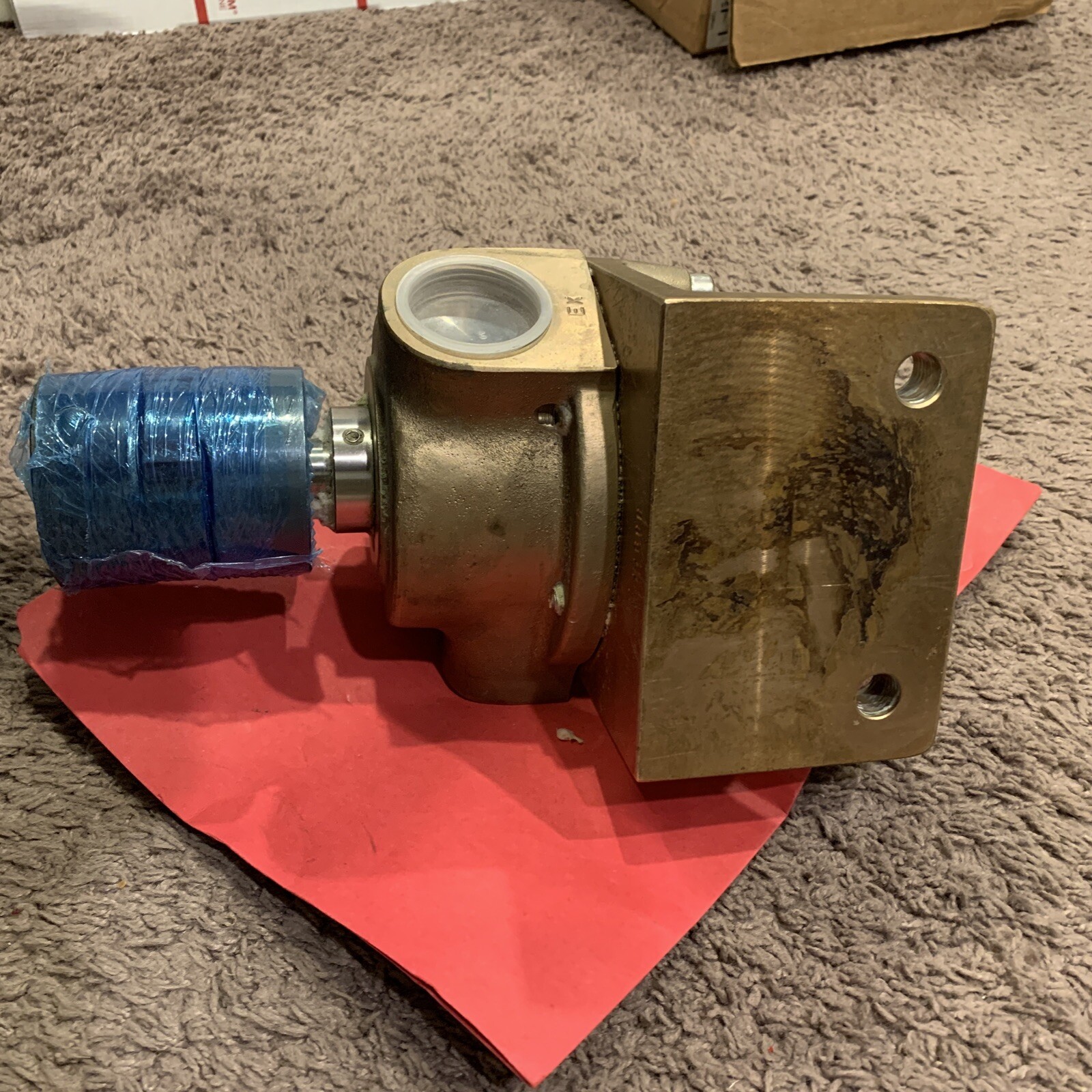 NEW VALMET METSO PAPER Brass ROTARY OSC.DR. MC4-16-4 NOS Italy