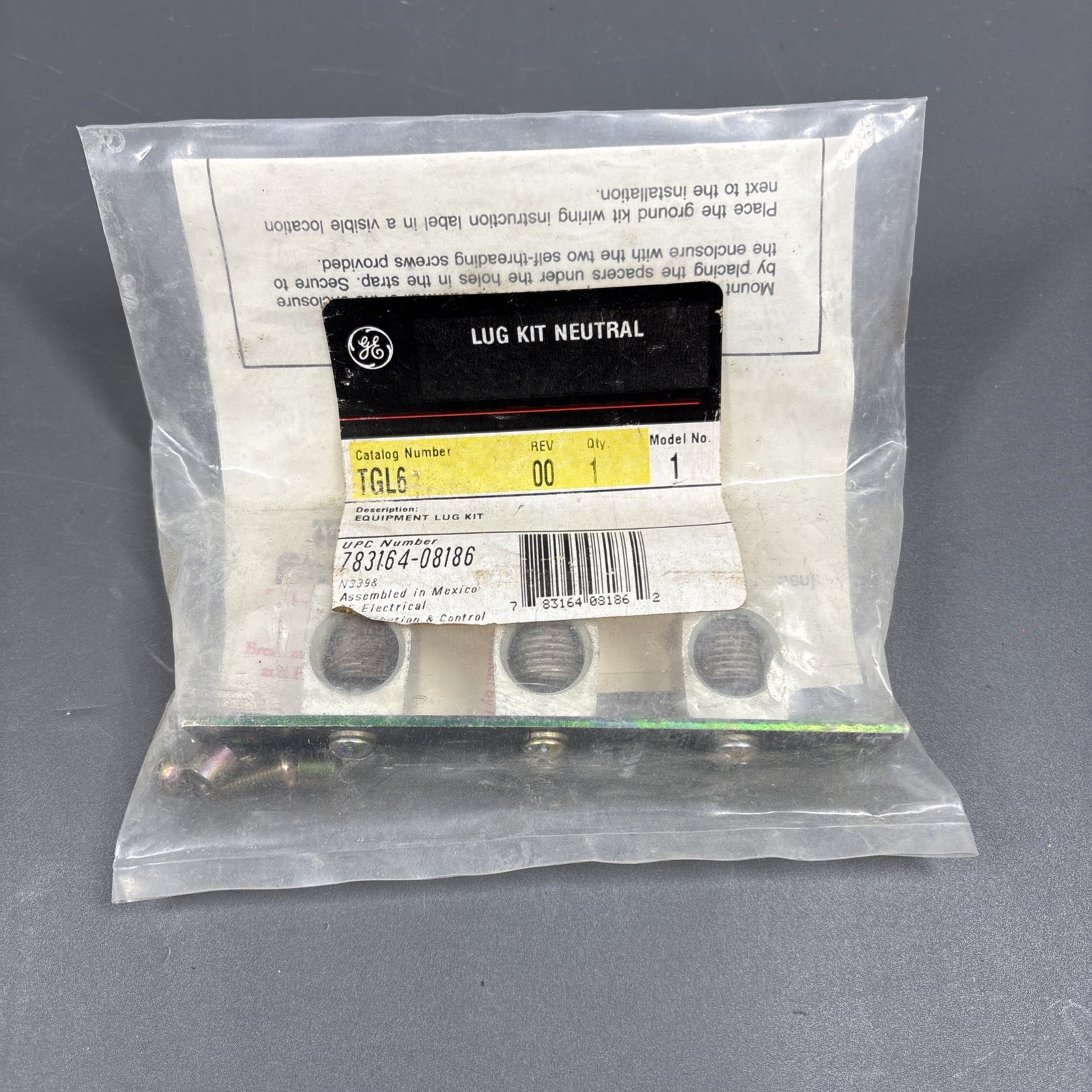 NEW G.E. TGL6 GROUND KIT 3/4 IN 2 AWG TO 250 kcmil SPEC-SETTER NEMA 1/3R