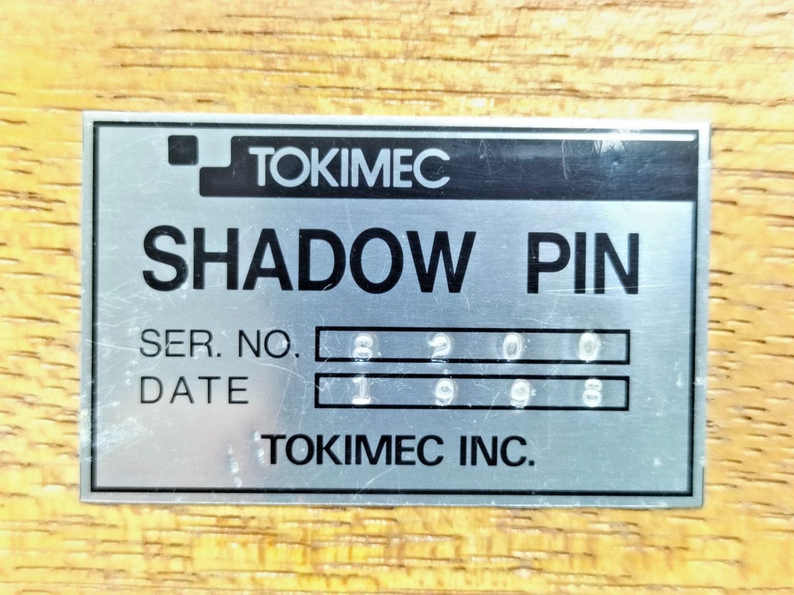 TOKIMEC SHADOW PIN FOR MAGNETIC COMPASS