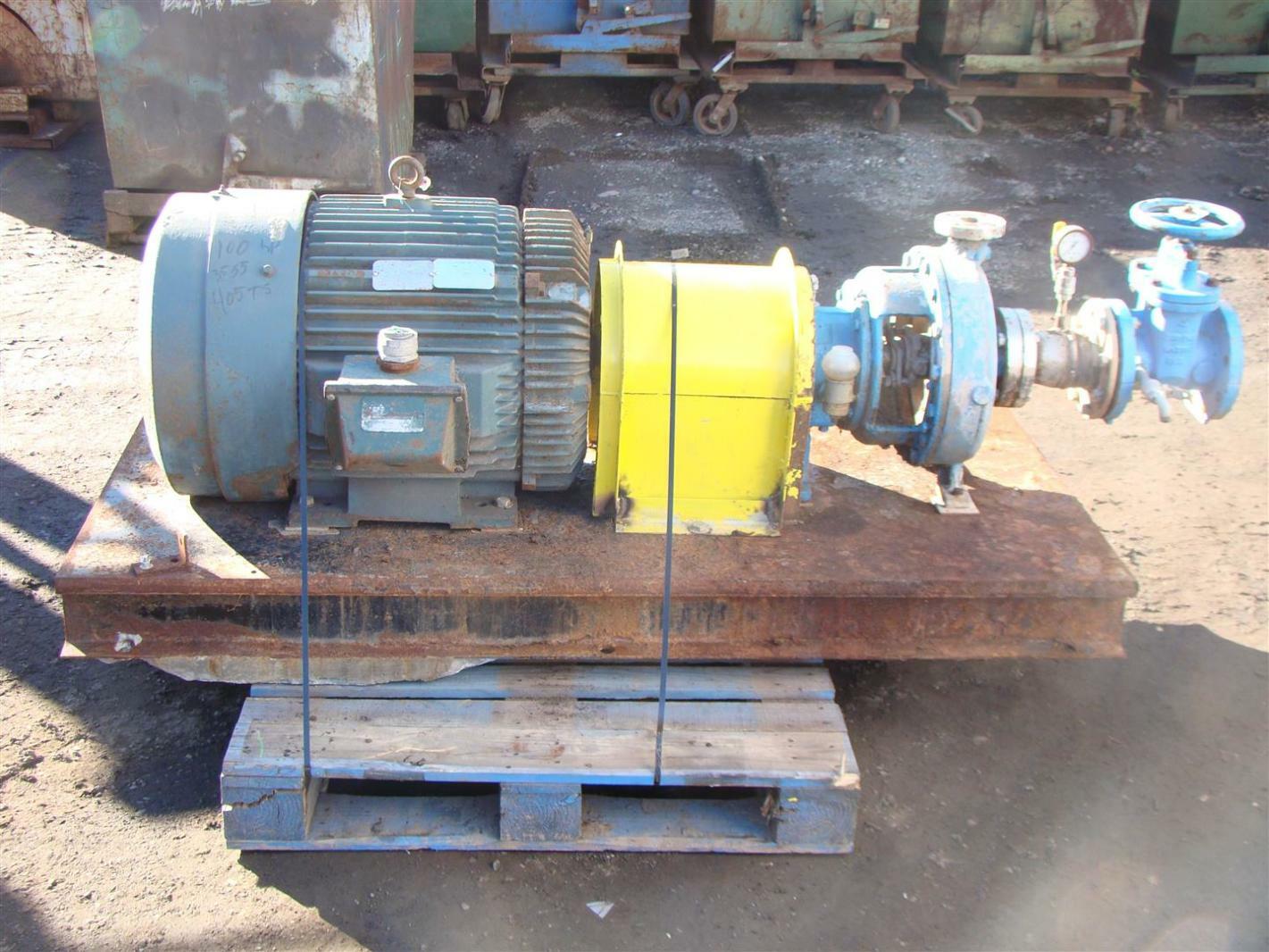 Centrifugal Pump 100HP Reliance Motor 460v 405T5 3535