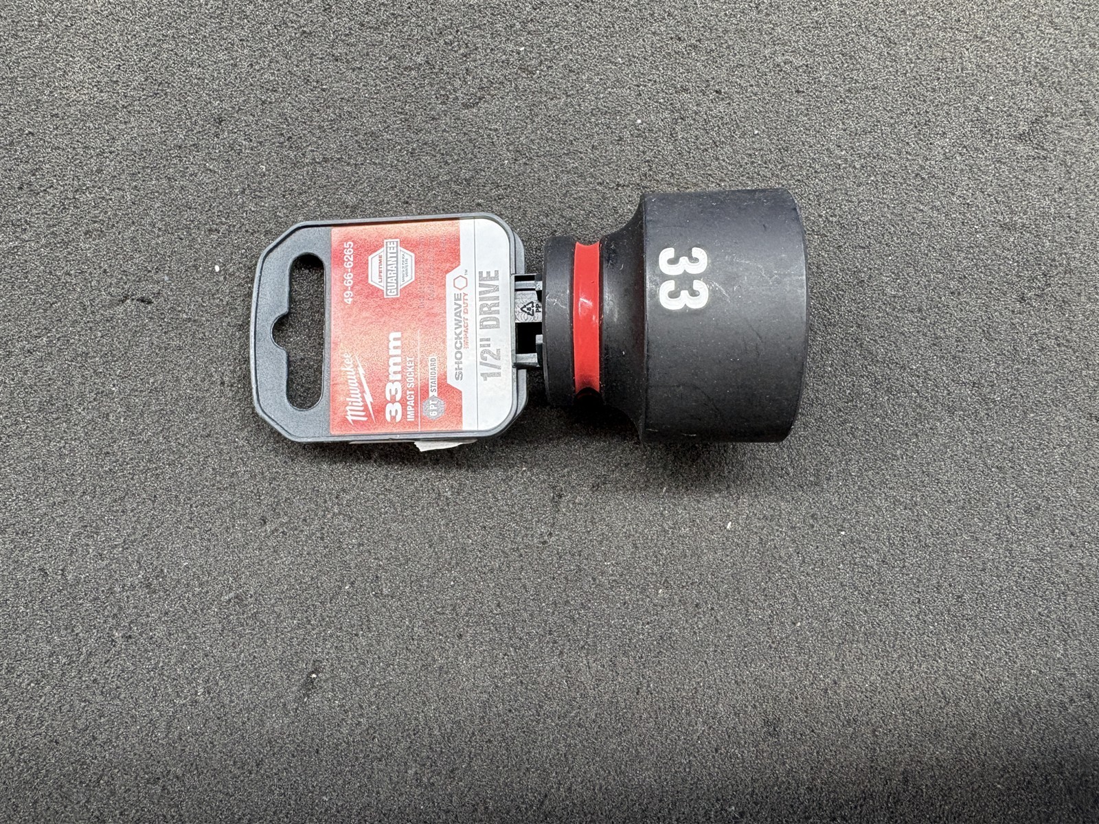 SET OF 2 MILWAUKEE 3/4” DR STD REF: 49-66-6356 – 1/2” DR STD REF: 49-66-6265