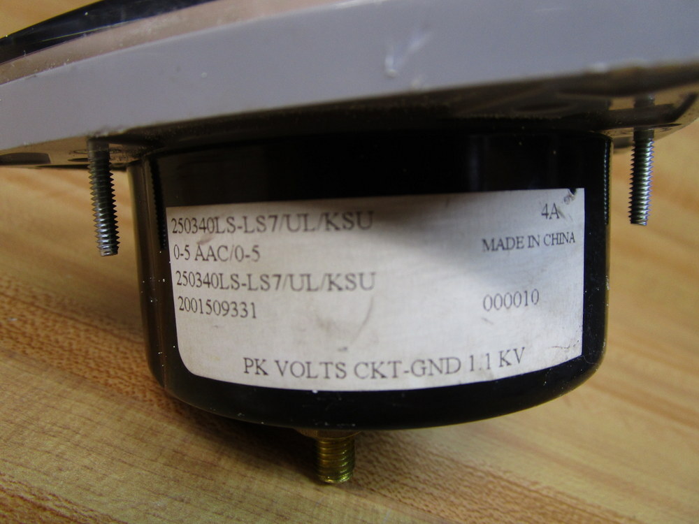 Siemens 250340LS-LS7/UL/KSU Panel Meter 0-5 AAC/0-5 (Pack of 2)