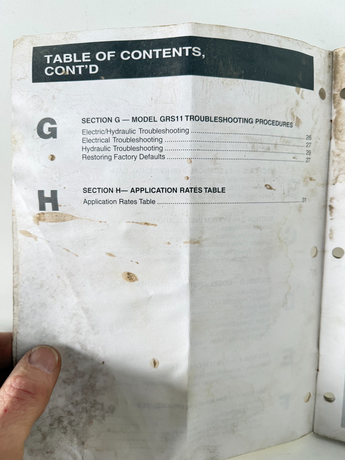 Gresen GRS11 Spreader Control SYSTEM INSTALLATION & Calibration Manual (31)